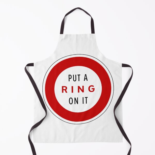 Item preview, Road Sign - Put a Ring on it designed and sold by Clusterfudge.