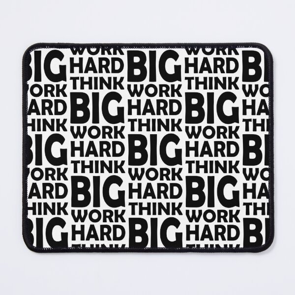 Item preview, THINK BIG WORK HARD designed and sold by DomGDesign.