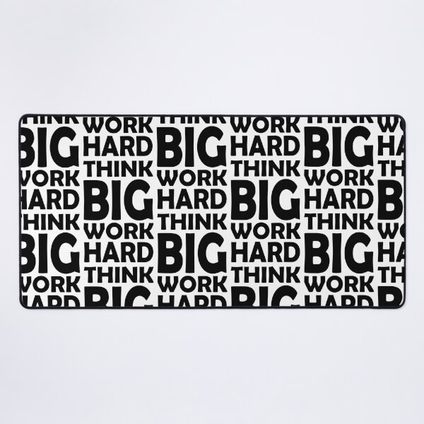 Item preview, THINK BIG WORK HARD designed and sold by DomGDesign.