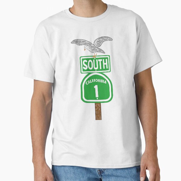 Item preview, California's PCH South Sign with seagull , Hwy 1, 101, Coast Hwy designed and sold by LuluLaRock.