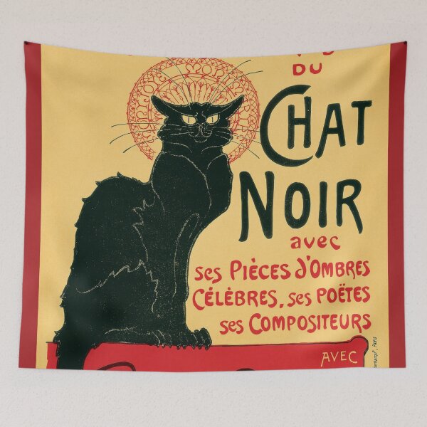 Item preview, cartel de chat noir designed and sold by michaelgoule.