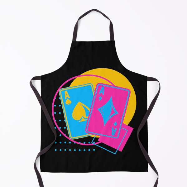 Item preview, Retro 2 Aces Poker Cards - Vintage Gambler Poker Player designed and sold by adxota.