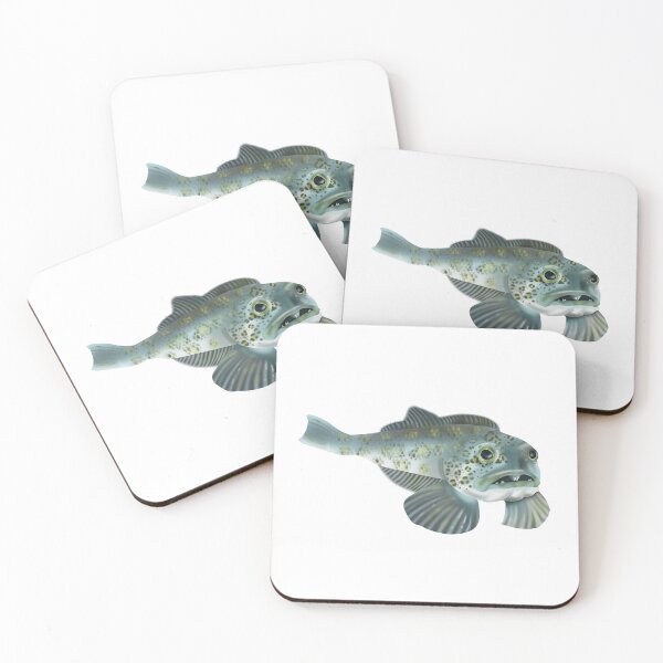 Item preview, Lingcod Fish designed and sold by Opalescent Studios.