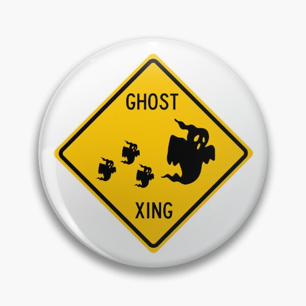 Item preview, Ghost Crossing Sign designed and sold by Clusterfudge.