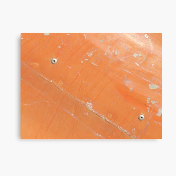 Rivet, Rivet on Orange Canvas Print