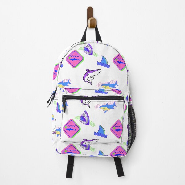 Item preview, Rad Sharks Attack! - Retro Hot Colors Summer designed and sold by Evolved-LovinIt.
