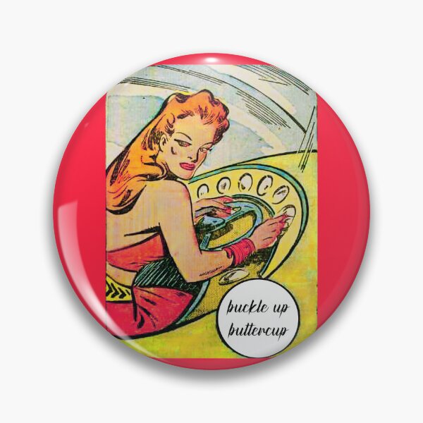 Item preview, Buckle Up Buttercup -- Comics Superhero Power Woman Driver designed and sold by MagicStrawberry.