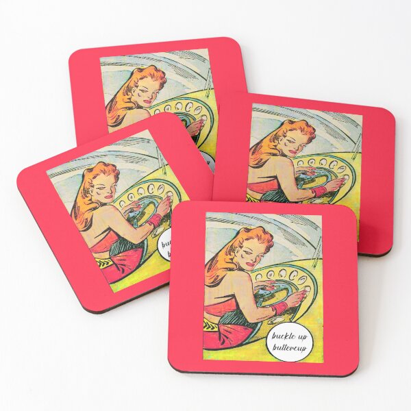 Artikelvorschau, Buckle Up Buttercup – Comics Superheld Power Woman Driver entworfen und verkauft von MagicStrawberry.
