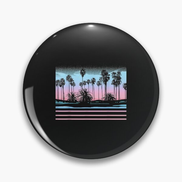 Item preview, Palm Tree Pastel Sunset Scene Graphic designed and sold by luciaaljudith.