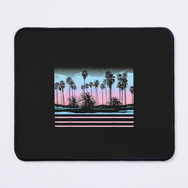 Item preview, Palm Tree Pastel Sunset Scene Graphic designed and sold by luciaaljudith.