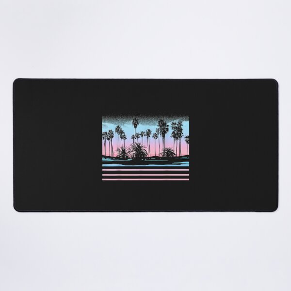Item preview, Palm Tree Pastel Sunset Scene Graphic designed and sold by luciaaljudith.