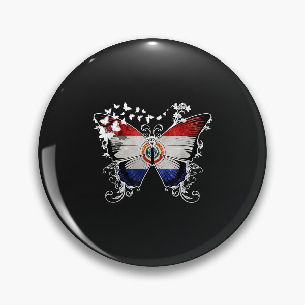 Item preview, Paraguay Flag Shirt Butterfly Graphic designed and sold by luciaaljudith.