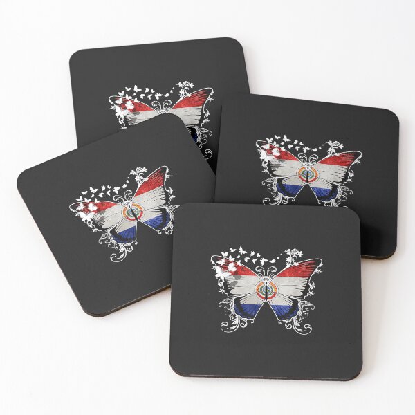 Item preview, Paraguay Flag Shirt Butterfly Graphic designed and sold by luciaaljudith.