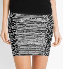 CP 1919 - Joy Division Unknown Pleasures: White on clear Mini Skirt