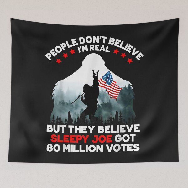 Item preview, People Don't Believe I'm Real But They Believe Sleepy Joe designed and sold by luciaaljudith.