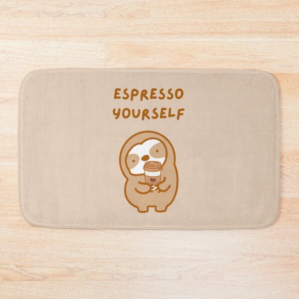 Item preview, Espresso Yourself Coffee Sloth  designed and sold by theslothinme.