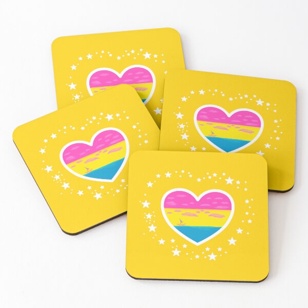 Item preview, Pansexual Landscape Heart designed and sold by PHNDZMND.