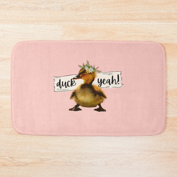 Item preview, duck yeah! duckling with flowers designed and sold by LaurenPittaway.
