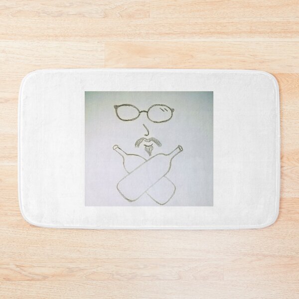 Item preview, Face and Crossed Bottles.  designed and sold by LindyLuDrew.