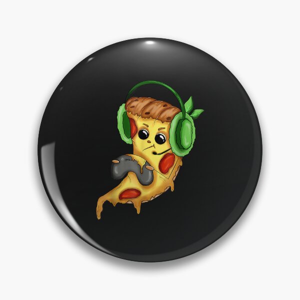 Item preview, Pizza Gamer Love Play Video Games Funny Controller Headset designed and sold by luciaaljudith.
