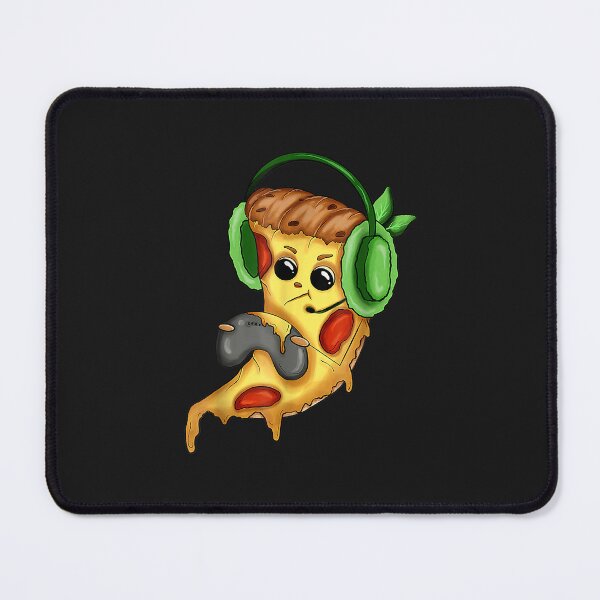 Item preview, Pizza Gamer Love Play Video Games Funny Controller Headset designed and sold by luciaaljudith.