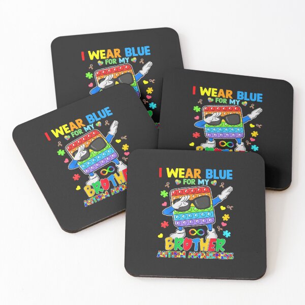 Item preview, PopIt Dab I Wear Blue For My Brother Puzzle Autism Awareness designed and sold by luciaaljudith.