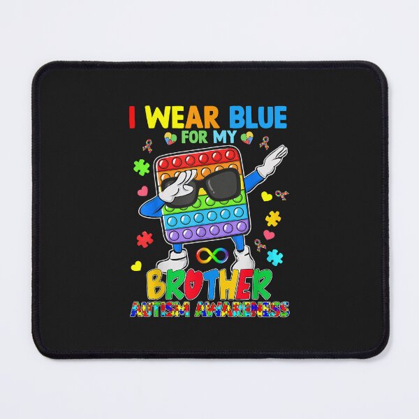 Item preview, PopIt Dab I Wear Blue For My Brother Puzzle Autism Awareness designed and sold by luciaaljudith.
