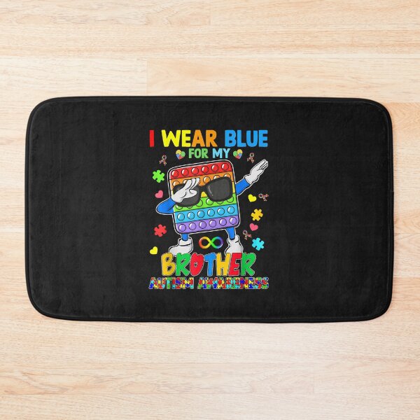 Item preview, PopIt Dab I Wear Blue For My Brother Puzzle Autism Awareness designed and sold by luciaaljudith.