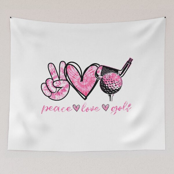 Item preview, Peace Love Golf Player Sport Lovers designed and sold by xmjajd.