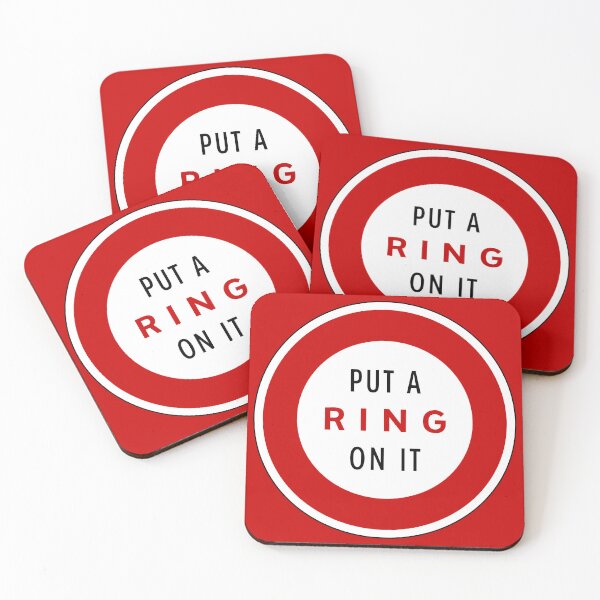 Item preview, Road Sign - Put a Ring on it designed and sold by Clusterfudge.