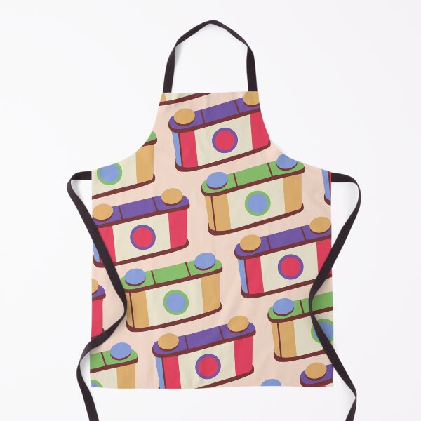 Item preview, Retro Pinhole Camera Pattern - True Spring Seasonal Color Palette designed and sold by aaalou.