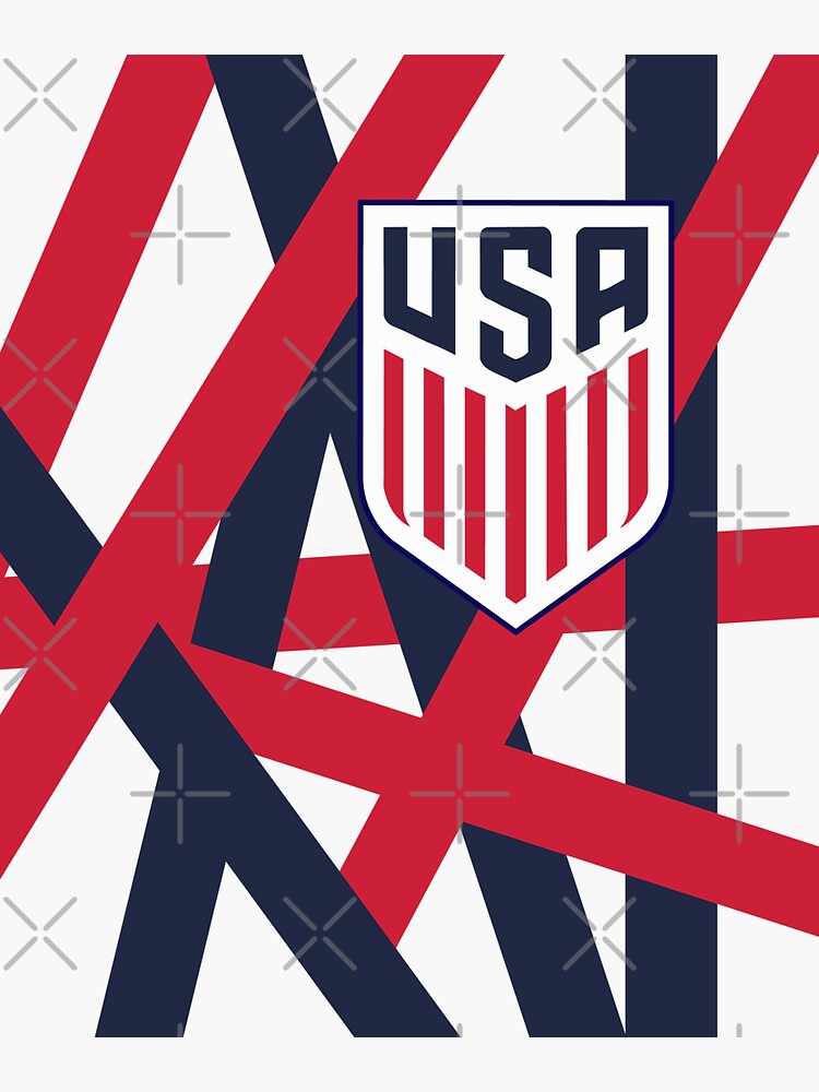 "USMNT SOCCERMENS US TEAM COSTUME" Sticker for Sale by Cotton4u