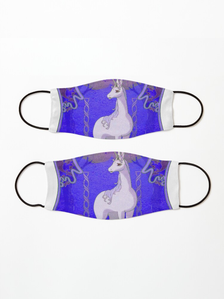 Alternate view of The Last Unicorn Art Nouveau Moonlit Night Mask