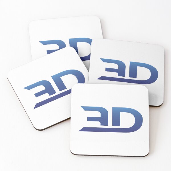 Item preview, 3D Minimal Blue Logo designed and sold by Team3DMJ.