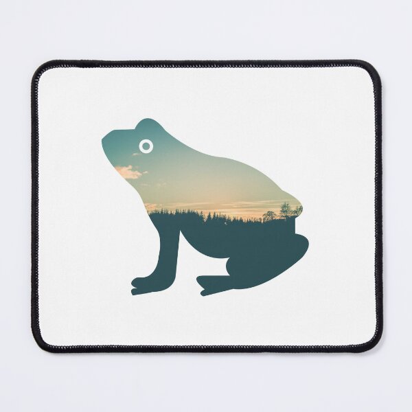 Item preview, Colorful Forest Trees Under Calm Sky Frog | Cute Frog designed and sold by BopleDesigns.