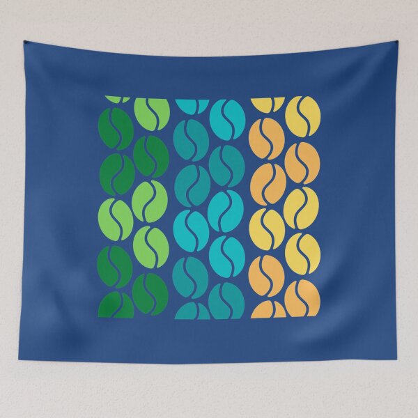 Item preview, Coffee Beans (Blue Green Yellow)   designed and sold by TheStudio721.
