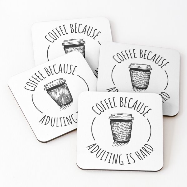 Item preview, Coffee Because Adulting is Hard Costa Coffee   designed and sold by TheStudio721.