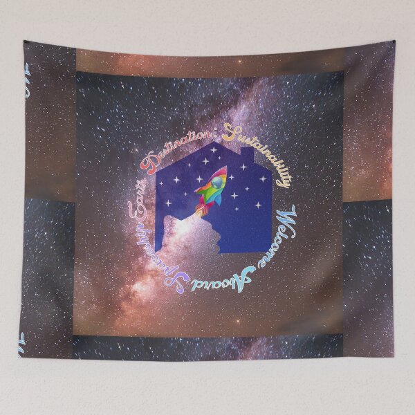 Item preview, Welcome Aboard Spaceship Earth Destination Sustainability  - Galactic Edition  Wear the Shirt that shows your the most well informed person in the room. Be the Genius in your life   designed and sold by SpArtk.