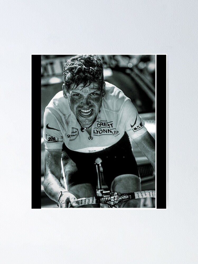 &ldquo;Jan Ullrich Schwarz And Weiss Sticker&rdquo; Poster for Sale by edithazjanie