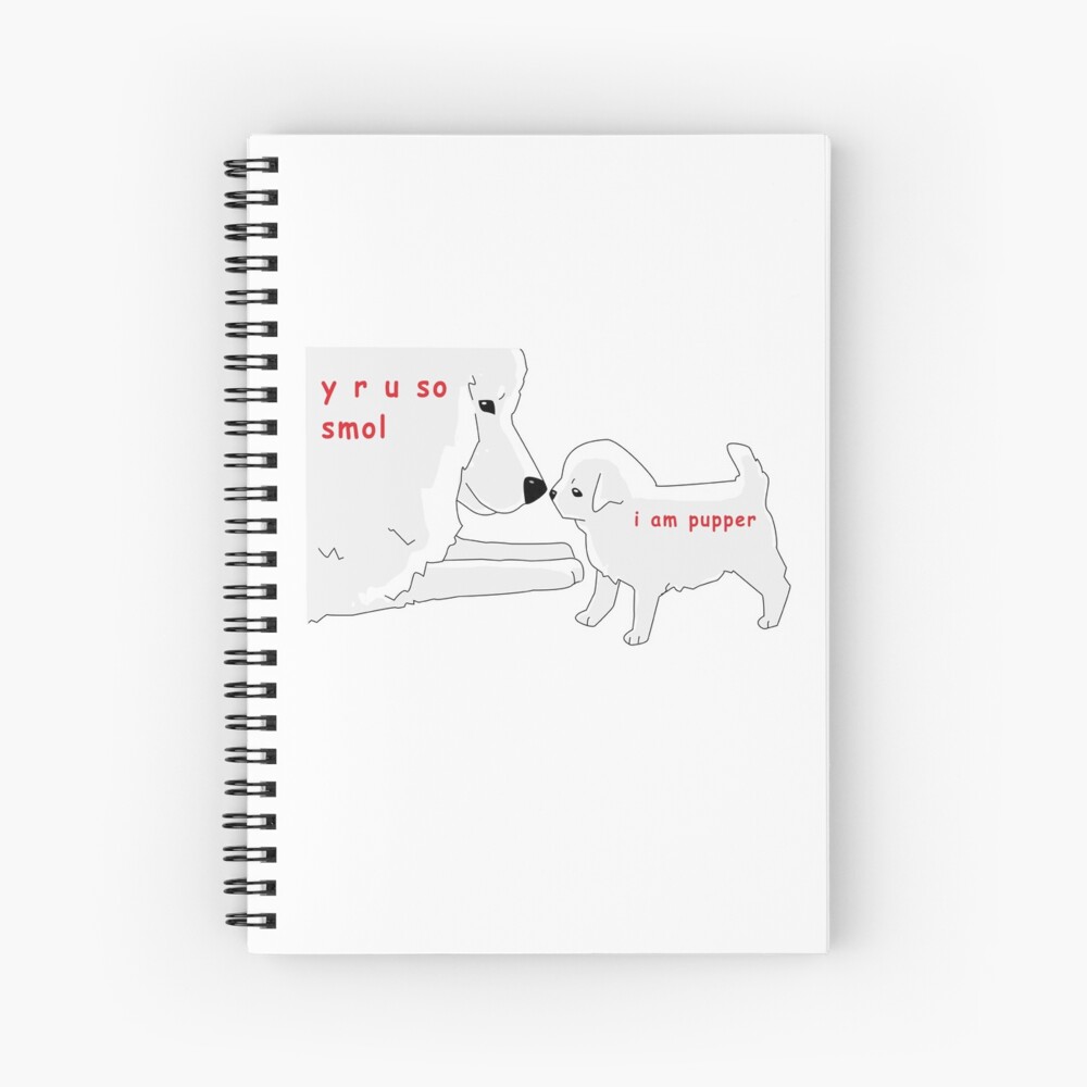 My Dog is a Doomer Meme: Notebook for Adults 9x6 120 Pages