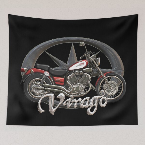 Item preview, Virago XV 535 red star designed and sold by KlaraBubble.