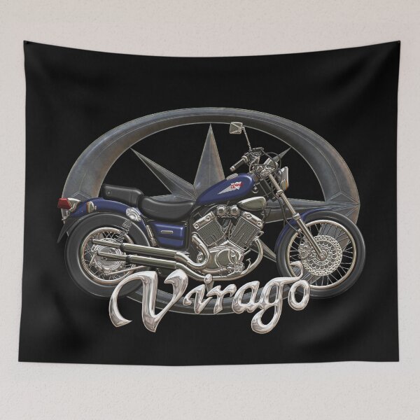 Item preview, Virago XV 535 blue star designed and sold by KlaraBubble.