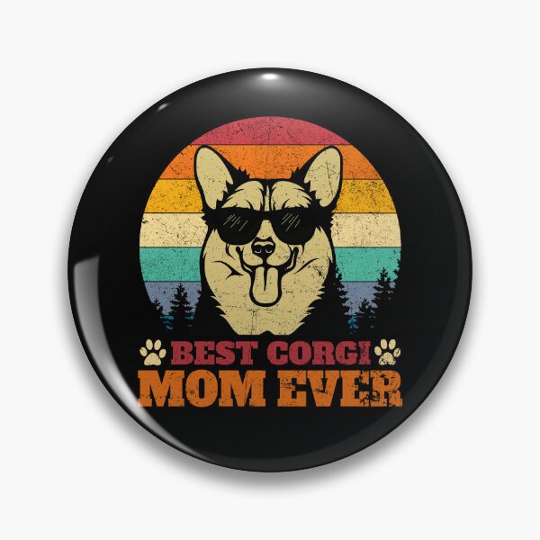 Artikelvorschau, Beste Corgi-Mutter aller Zeiten Retro Vintage entworfen und verkauft von designbychow.