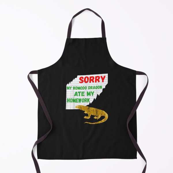 Item preview, Sorry My Komodo Dragon Ate My Homework Excuses Reptile Shirt designed and sold by luciaaljudith.
