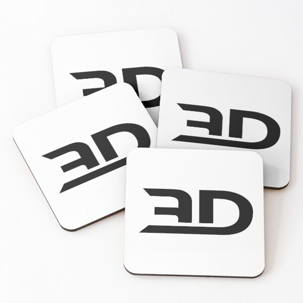 Item preview, 3D Minimal Logo - Black designed and sold by Team3DMJ.