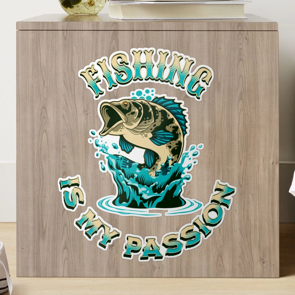 Fishing is my passion Sticker for Sale by formylovelydog