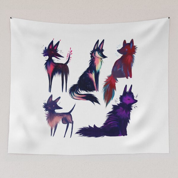 Item preview, assorted wolves designed and sold by snowysaur.
