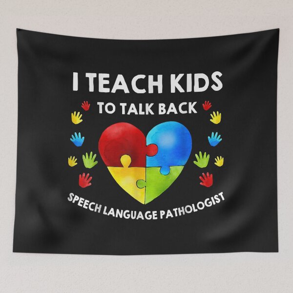 Item preview, Speech Pathology Therapy Autism Awareness Month designed and sold by luciaaljudith.