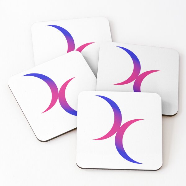 Item preview, Bisexual Double Moon Symbol designed and sold by meicha.