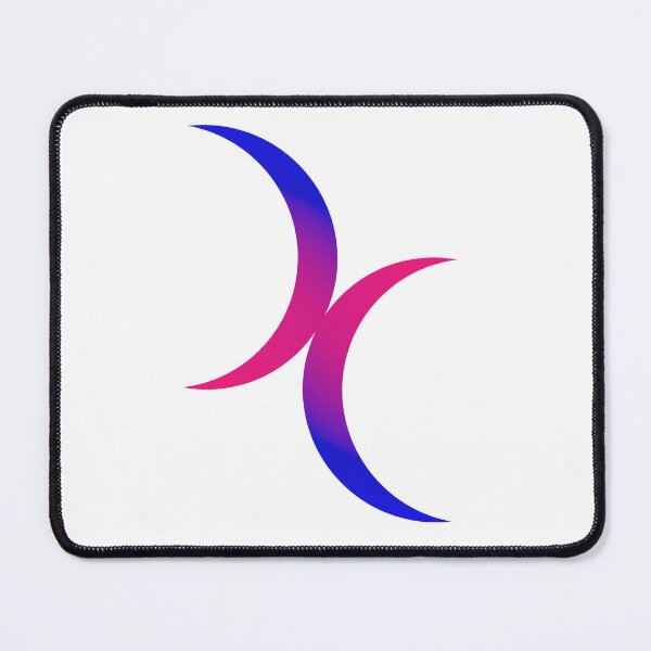 Item preview, Bisexual Double Moon Symbol designed and sold by meicha.